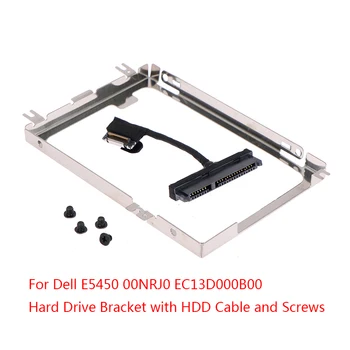 1 Takım Sabit Disk Braketi HDD Bağlantı Kablosu ve Vidalar Dell Latitude E5450 00NRJ0 EC13D000B00