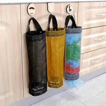 Ev alışveriş çantası Tutucu Duvara Monte plastik torba Tutucu Dağıtıcı Depolama Asılı çöp torbası Mutfak Çöp Organizatör