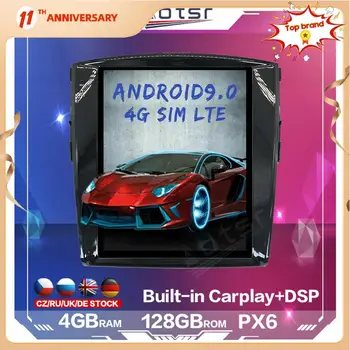 128GB Android Araba Multimedya Radyo PX6 MİTSUBİSHİ PAJERO İçin V97 V93 Shogun Montero 2006 + otomatik GPS Navigasyon DSP Carplay 4G SIM