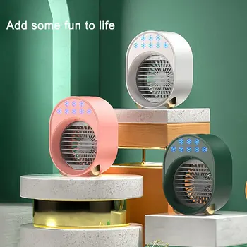 Klima Taşınabilir Hava Soğutucu Nemlendirici Mini USB Fan Ev Ofis Odası Masaüstü Hava Soğutma Klima Temizleyici