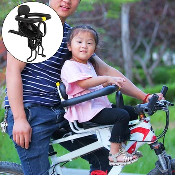 Emniyet Çocuk Koltuğu Bisiklet Ön Bebek Eyer Ayak Pedalları ile Yastık Geri İstirahat Yol Bisikleti İçin