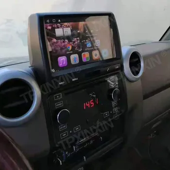 Toyota Land Cruiser 70 için 76 LC76 Android 10 Araba Stereo Radyo Ekran Tesla Oynatıcı GPS Navigasyon Başkanı Ünitesi Carplay DSP